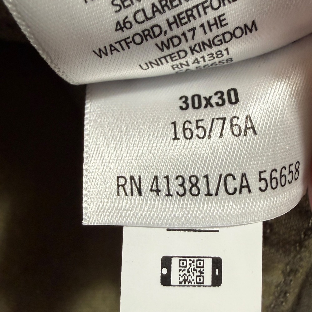 Polo Ralph Lauren Classic Jeans Mens 30x30 Garment Dyed‎ Stretch Army Dark Green - Picture 8 of 8